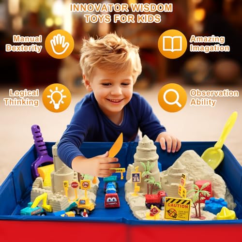 Spielsand CROSOFMI Magic Sand Für Kinder Set Faltbar