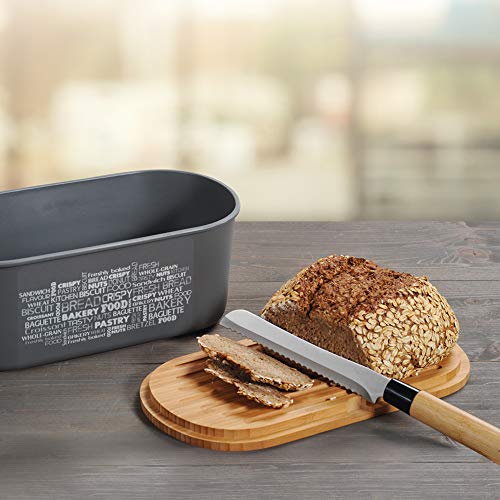 Brotkasten Kesper | Brotbox, Material: Melamin, Bambus