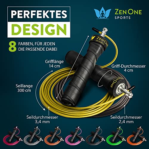 Profi-Springseil ZenOne Sports ZenRope Springseil, Speed Rope