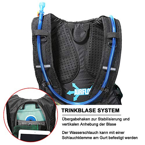 Motorradrucksack toptrek Fahrradrucksack 18L Ultraleicht Fahrrad