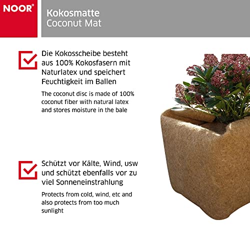 Kokosmatte NOOR 0,5 x 1,5 m Winterschutz für Pflanzen