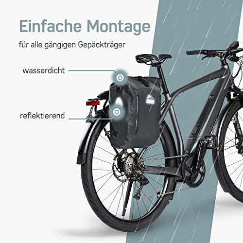 Fahrradtaschen Borgen 3in1 Fahrradtasche für Gepäckträger