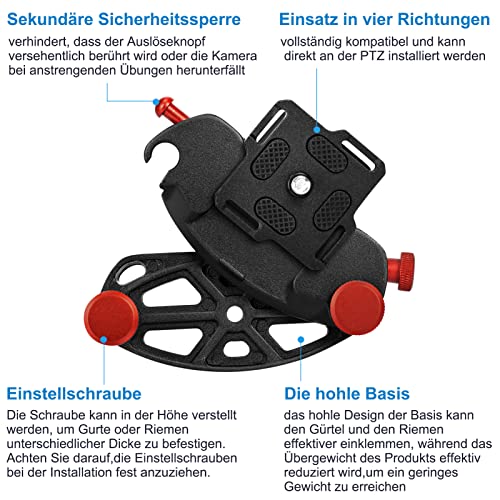 Kamerahalterung Rucksack QKFON Kamerarucksack Clip