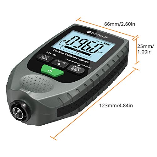 Schichtdickenmessgerät Neoteck Autolack- Handheld LCD-Display