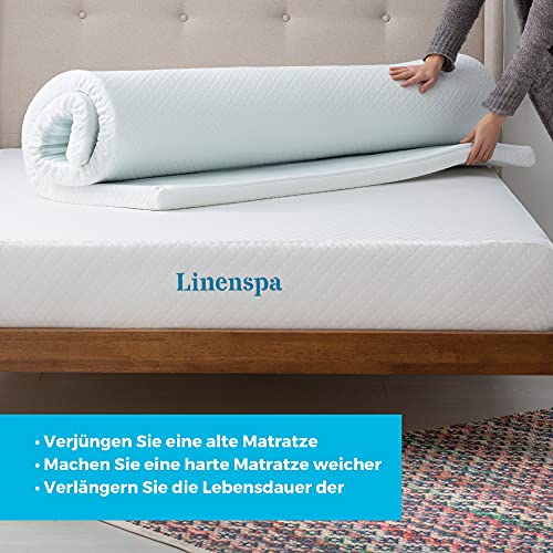 Gel-Topper (180×200) Linenspa Matratzen Topper 180 x 200 cm