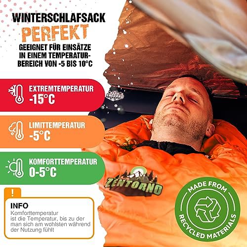 Schlafsack kleines Packmaß Zentorno ® Schlafsack Winter