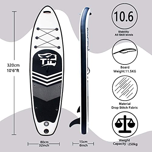 SUP-Board TIGERXBANG SUP Board Stand Up Paddling Board | 10’6″