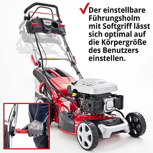 Benzin-Rasenmäher mit Mulchfunktion Hecht 5IN1 Benzin