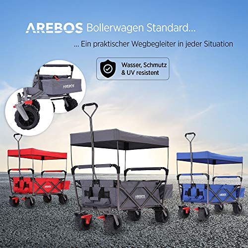 Bollerwagen mit Dach Arebos Bollerwagen faltbar mit Dach