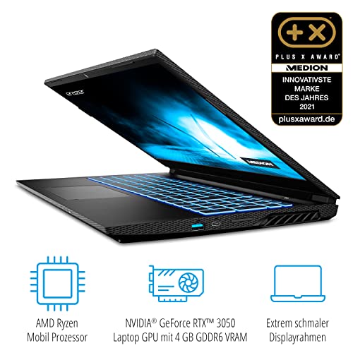Laptop MEDION ERAZER Crawler E25 39,6 cm (15,6 Zoll) Full HD Gaming