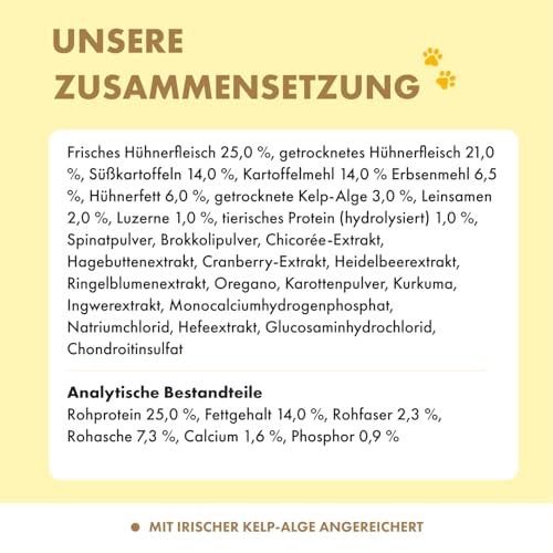 Hundefutter für magen-darm-empfindliche Hunde Irish Pure Senior