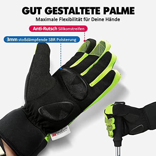 Langlauf-Handschuhe HIKENTURE Winterhandschuhe, wasserdicht