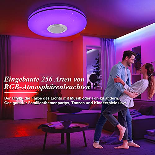 LED-Deckenleuchte mit Lautsprecher MILFECH 36W LED