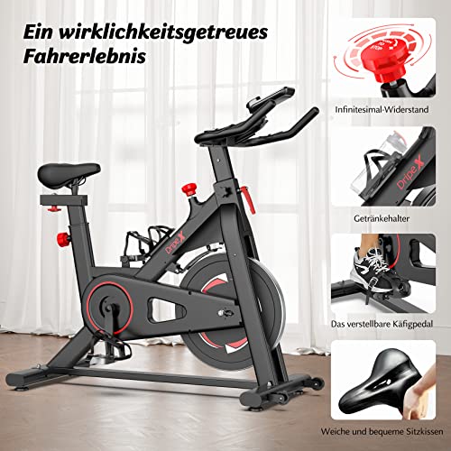 Indoor Bike Dripex Heimtrainer mit magnetischem Widerstand