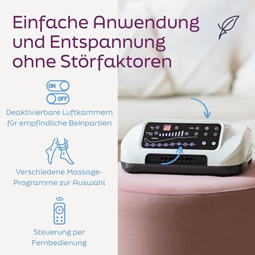 Venen-Massagegerät Venen Engel 6 Premium Medical mit Hosenmanschette