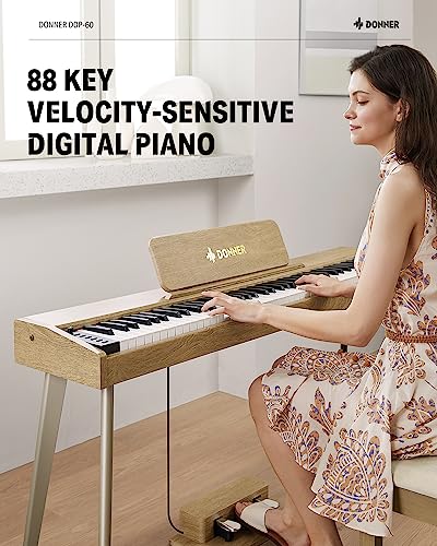 E-Piano Donner DDP-60 88 Tasten Digital Piano für Anfänger