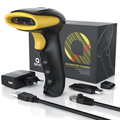 2D-Barcode-Scanner CSL-Computer, 2.4GHz Laser Barcode Scanner