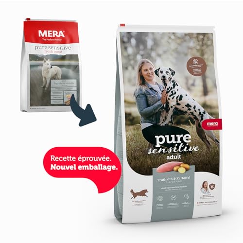 Hundefutter MERA pure sensitive Fresh Meat Truthahn & Kartoffeln,