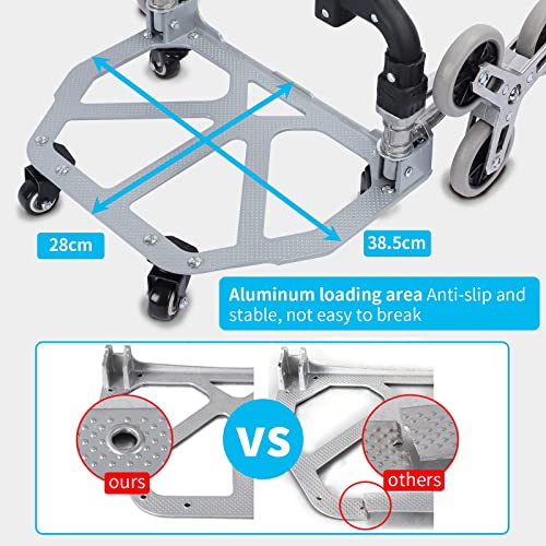 Treppenkarre YOLEO Aluminium Treppensteiger Sackkarre klappbar