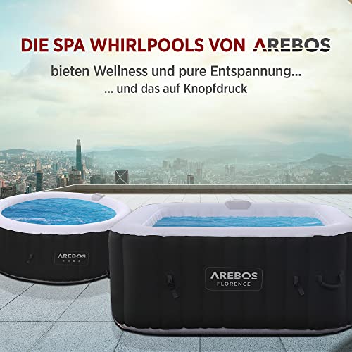 Aufblasbarer Whirlpool Arebos Whirlpool In- & Outdoor