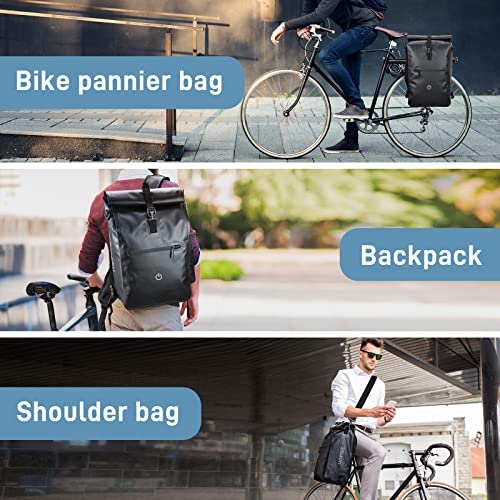 Fahrradtaschen HOMIEE Fahrradtasche Rucksack, 3 in 1