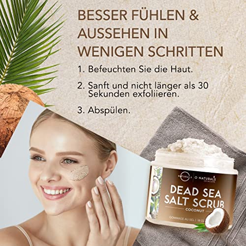 Peeling O NATURALS Körper Salt Body Scrub Gesicht Körper