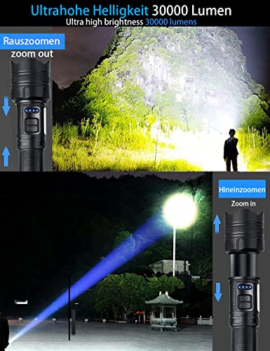 Taktische Taschenlampe ASORT 【3000M Extremweitschuss】Taschenlampe