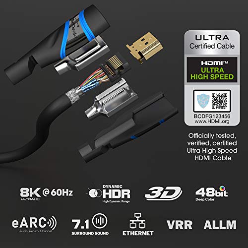 HDMI-2.1-Kabel KabelDirekt, 8K/4K, 3 m