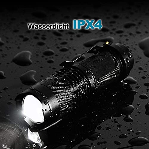 Taschenlampen PUAIDA Mini LED Taschenlampe Kinder, Superhell