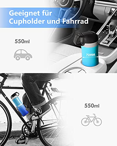 Fahrrad-Trinkflasche Edelstahl FEIJIAN Sport Trinkflasche Edelstahl