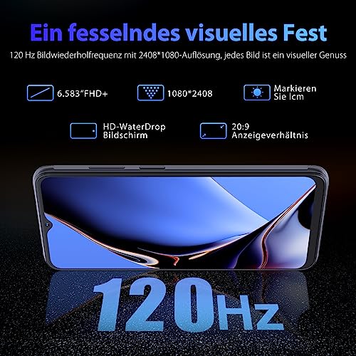 Gaming-Handy CUBOT X70 Smartphone ohne Vertrag, 24GB