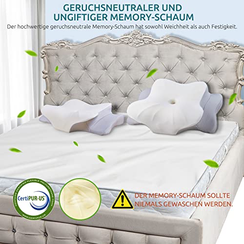 Nackenstützkissen DONAMA Memory Foam Kissen Kopfkissen