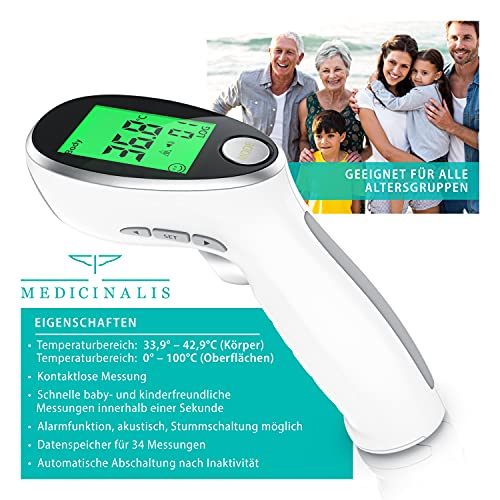 Baby-Fieberthermometer CSL-Computer Medicinalis – Infrarot