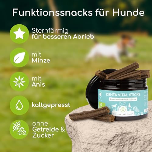 Dental-Sticks für Hunde Wolfsbacher Natur Zahnpflege-Snacks