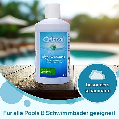 Algenvernichter Pool Cristal Hochwirksamer, Vorbeugung