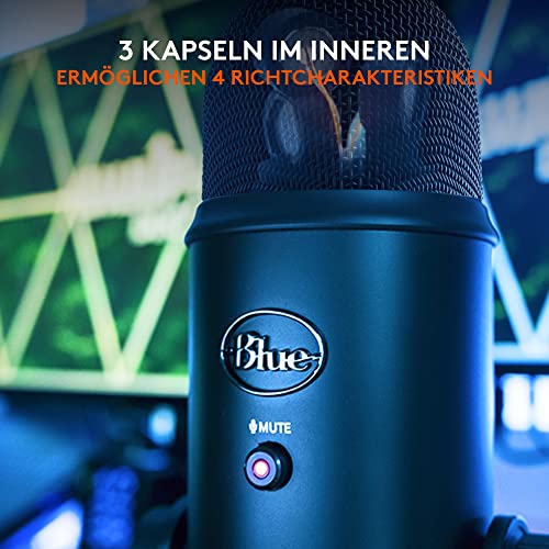 USB-Mikrofon Logitech for Creators Blue Yeti für Aufnahmen