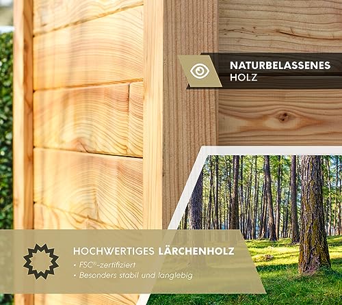 Hochbeet (Holz) WESTMANN aus Lärchenholz, 170x90x84 cm