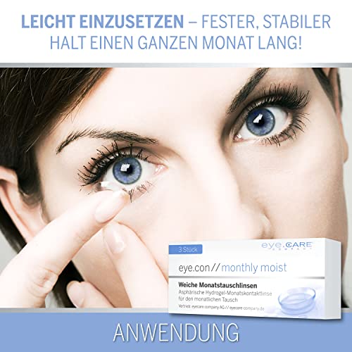 Monatslinsen EYE CARE COMPANY Eye.Con Monthly Moist weiche