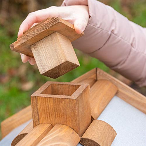 Vogelhaus groß VOSS.garden Vogelhaus Grota inkl. Ständer Holz