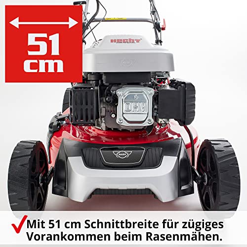 Benzin-Rasenmäher mit Mulchfunktion Hecht 5IN1 Benzin