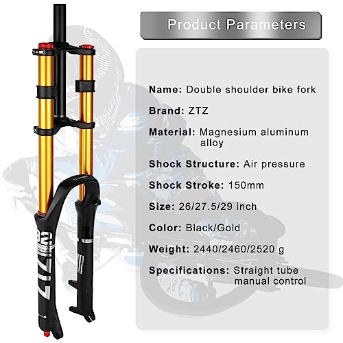 Federgabel-26-Zoll splumzer Fahrrad Federgabel 26/27.5/29″