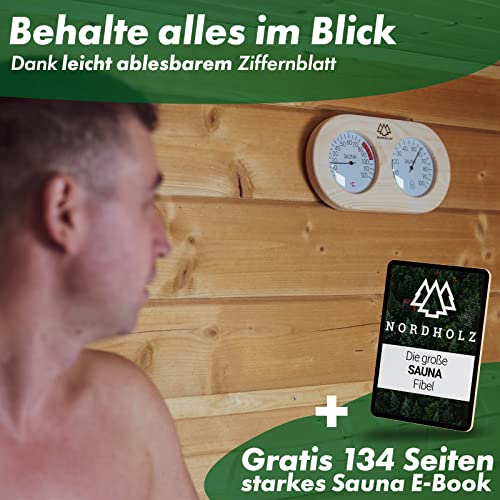 Sauna-Thermometer Nordholz ® Sauna Thermometer Hygrometer