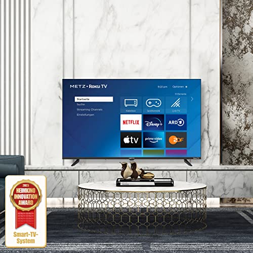 Smart-TV METZ Blue Roku TV, HD Smart TV, 32 Zoll, 80 cm, Fernseher