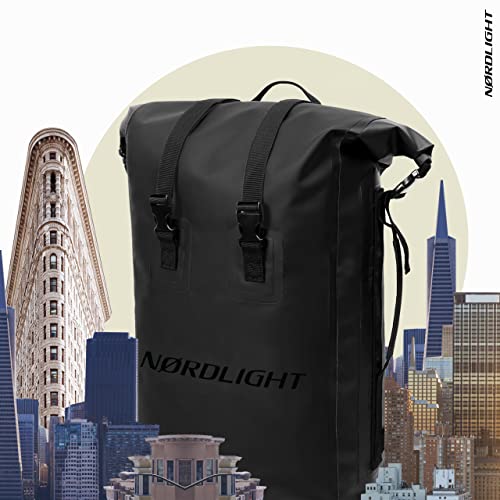 Rucksack 30 Liter Nordlight Dry Bag 35l – (Schwarz) Roll Top Rucksack