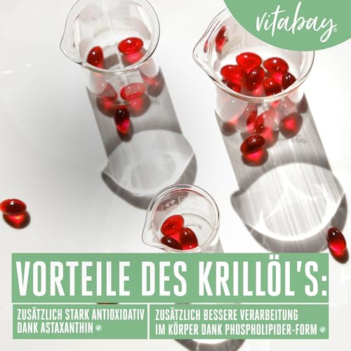 Krillöl vitabay Neptune Kapseln 1000mg, 60 Kapseln