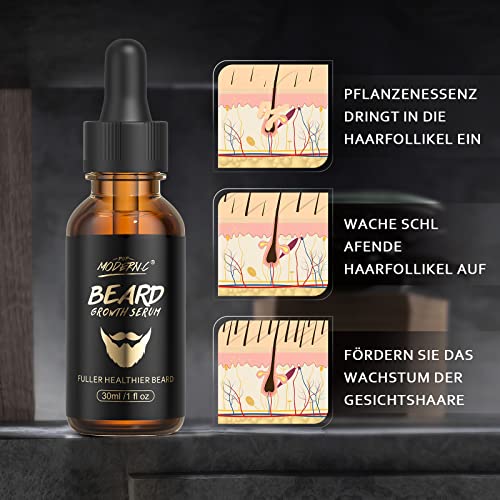 Bartwuchsmittel POP MODERN.C Bartwachstum Öl, Bartwachstum Serum