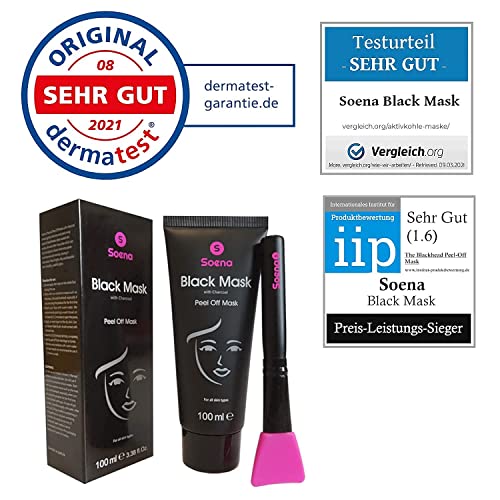 Peel-off-Maske Soena Das ORIGINAL ® Black Mask