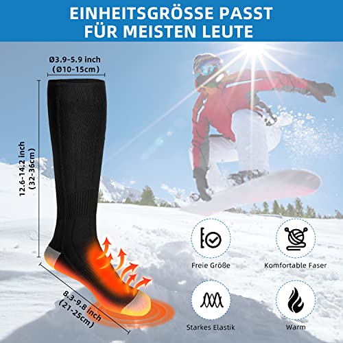 Beheizbare Socken Lizhitree, 4000mAh beheizte Socken