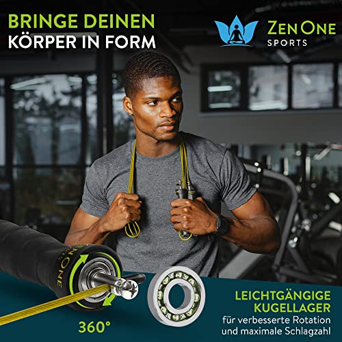 Profi-Springseil ZenOne Sports ZenRope Springseil, Speed Rope