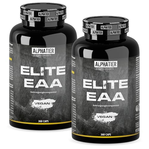 EAA-Kapseln Alphatier Supplements EAA Kapseln, 360 Mega Caps